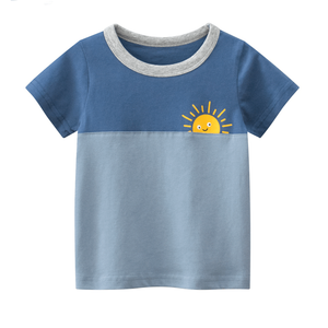 Wholesale Kids Boys Printed Short Sleeve T- Shirt