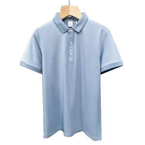 Wholesale Factory turn-over collar short sleeve Men polo T-shirt